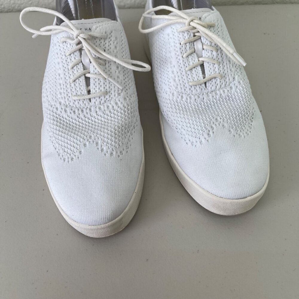 Cole Haan GrandPro Contender StichLite White Knit Shoes W26607 Womens sz 10.5 B - Picture 2 of 9